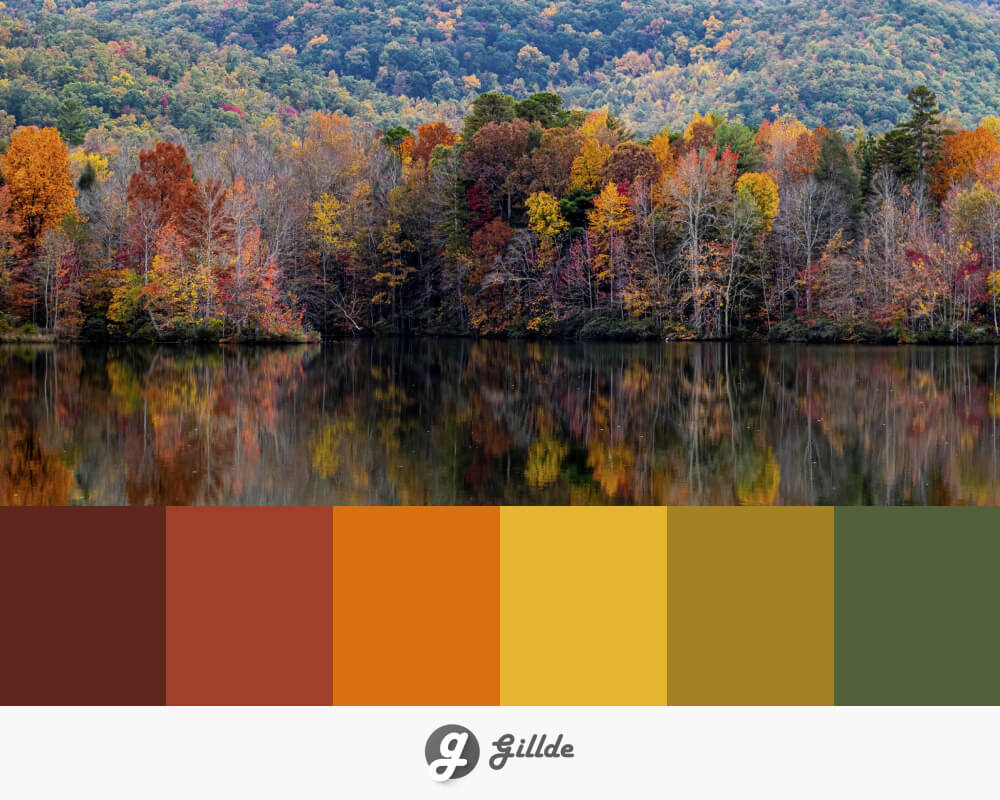 Glowing Ember: Warm and Inviting Fall Color Palette