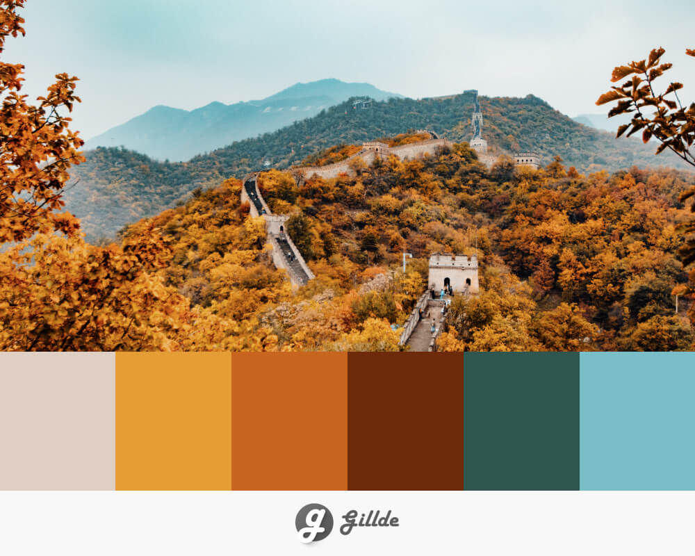 Autumn Radiance: A of Breathtaking Fall Color Palette