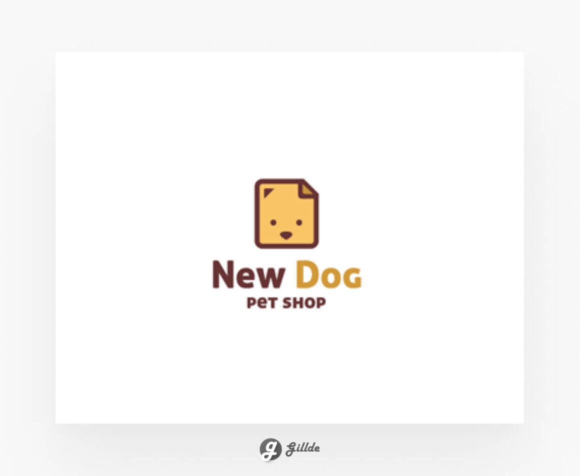 New Dog Pet Shop Logo