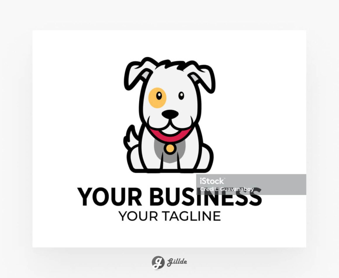 Dog logo design for pet shop