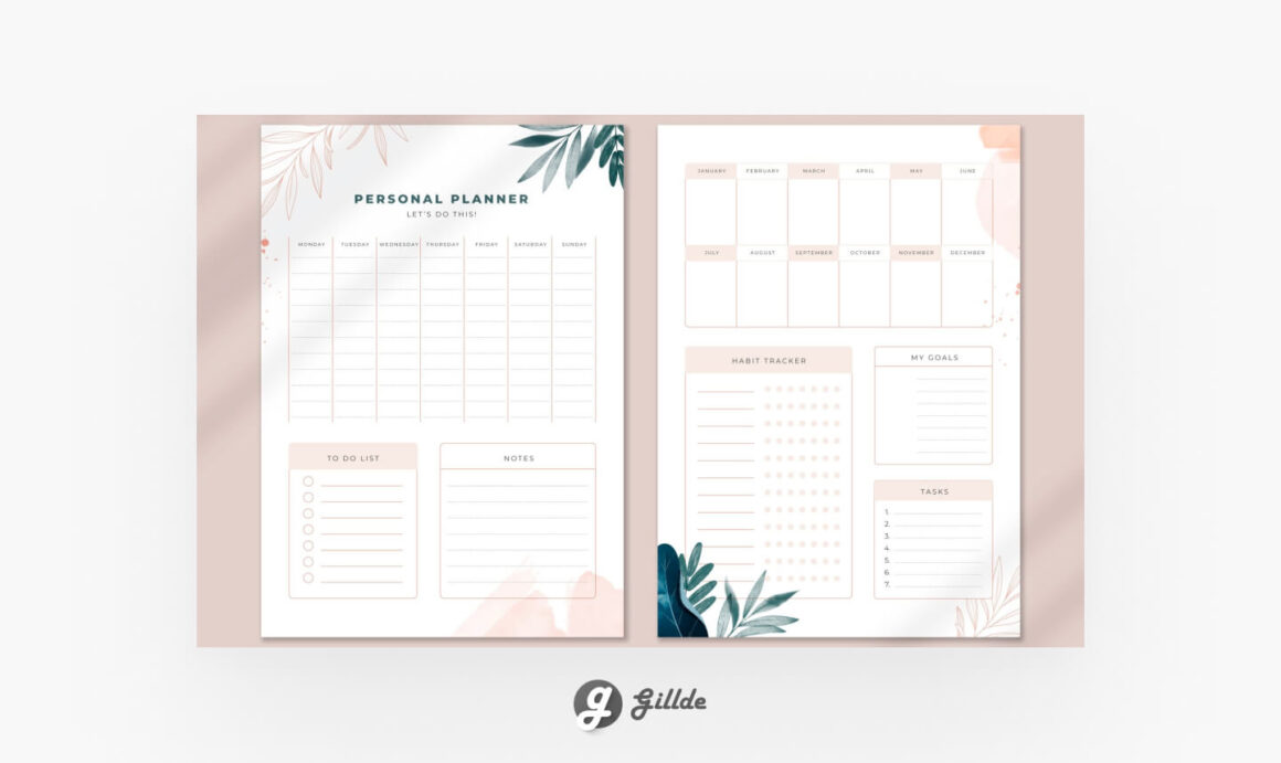 free printable planner page