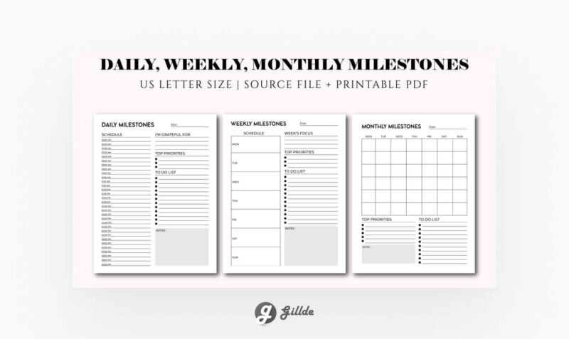 10 Free Printable Planner Pages - Inspiration & Productivity for Everyone