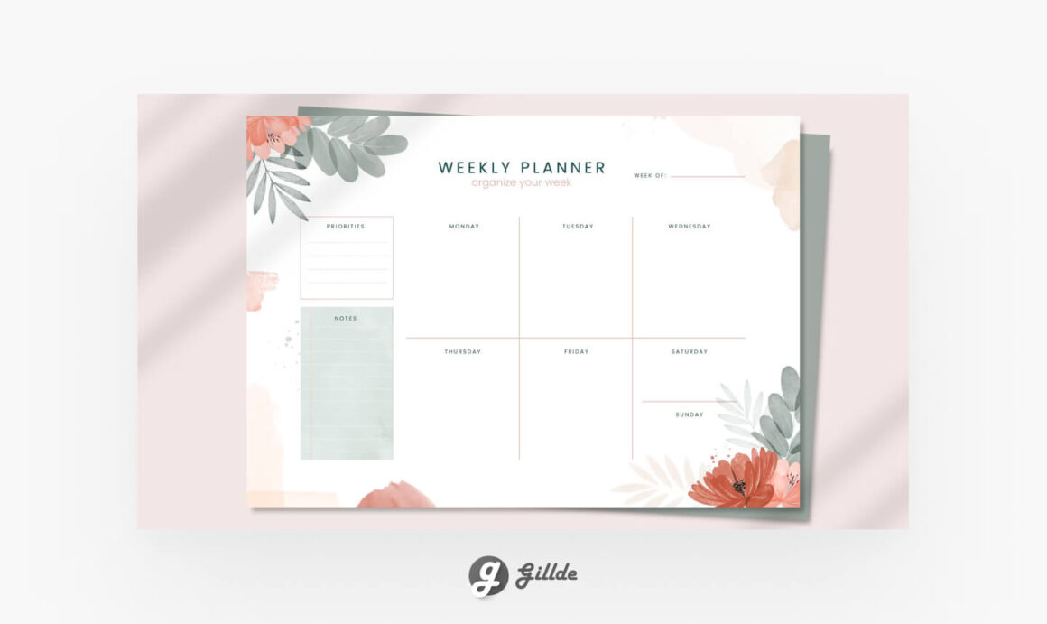 Printable Planner Page