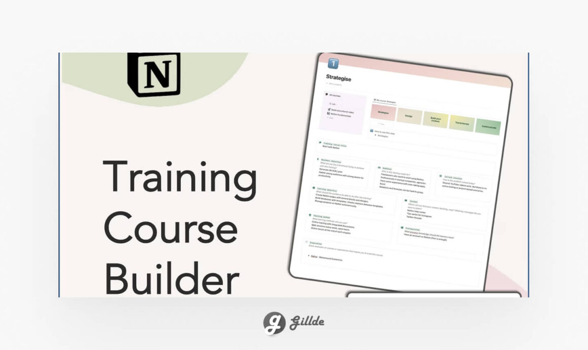 Notion Courses Training Gillde 1