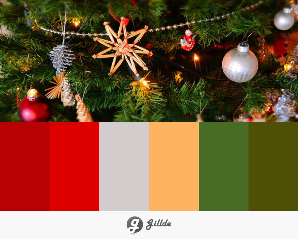 christmas color palette Gillde 16