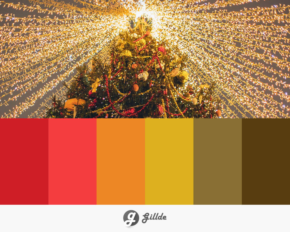 Christmas tree Color Palette