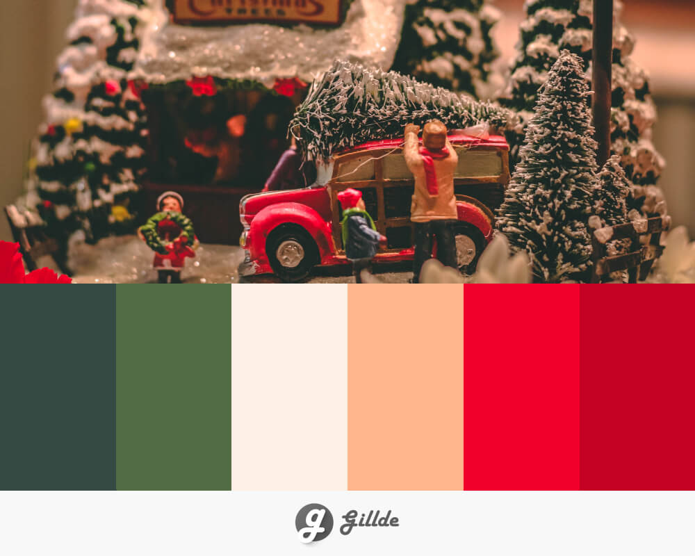 christmas color palette Gillde 9