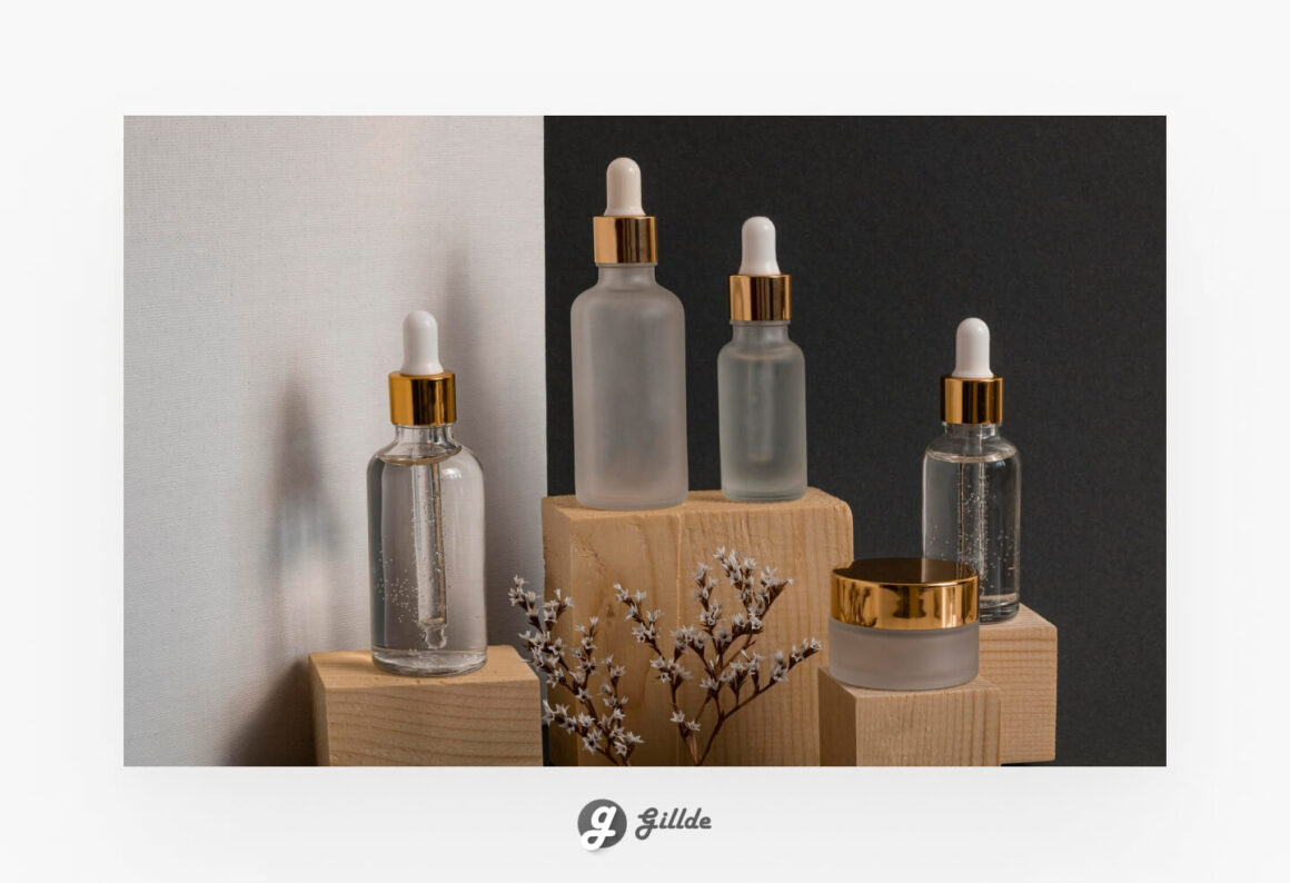 Cosmetic Products Mockup for Skin oil 