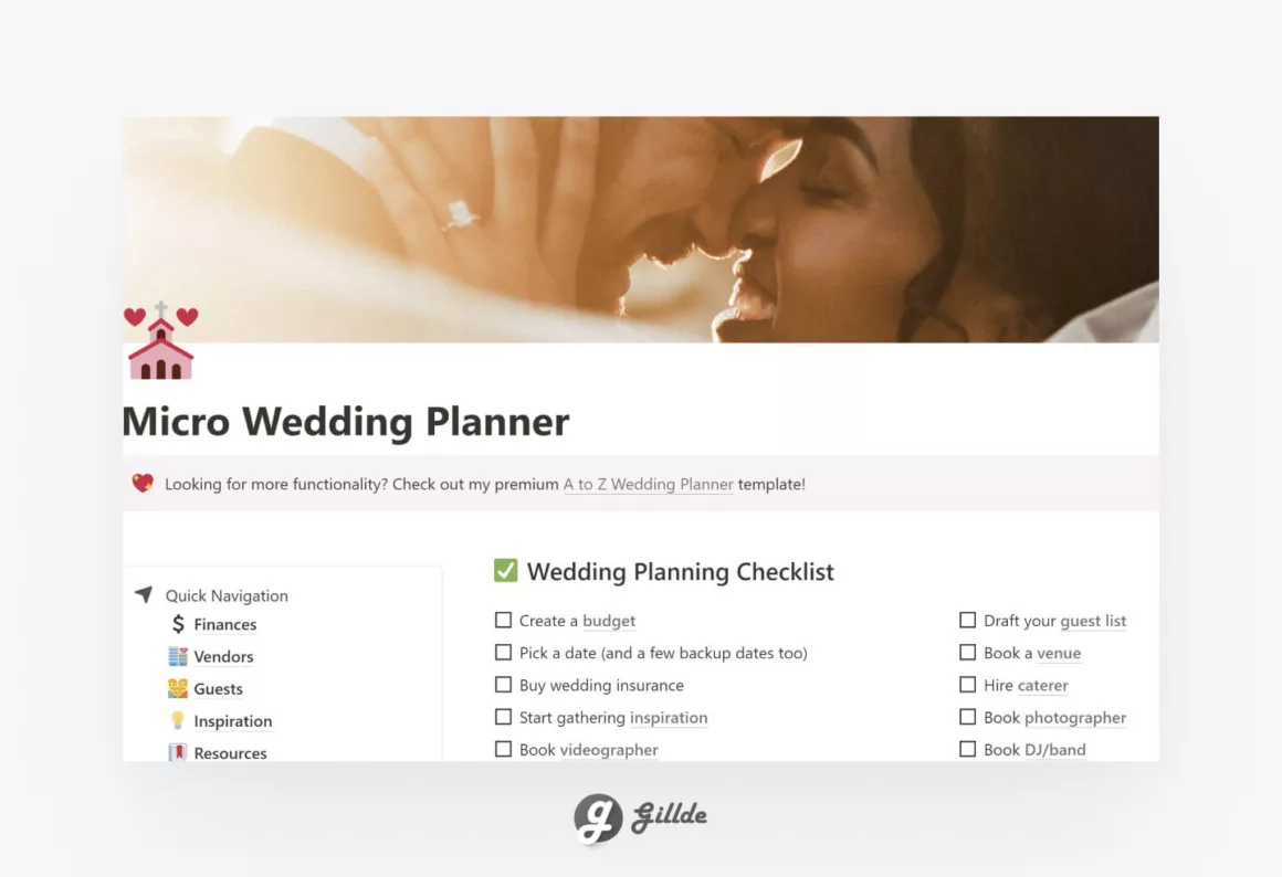 Free Wedding Planner