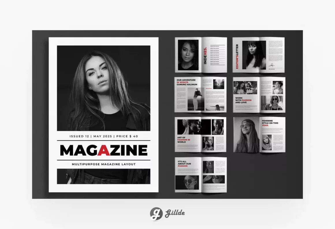 Multipurpose Magazine Layout