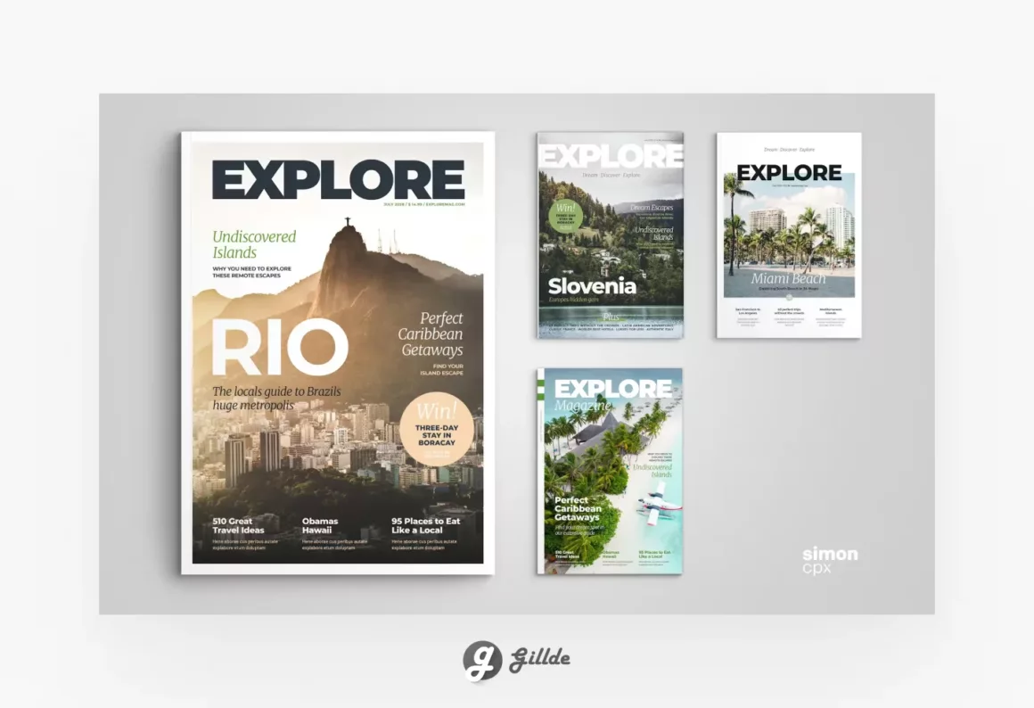 InDesign Magazine Template Gillde 6