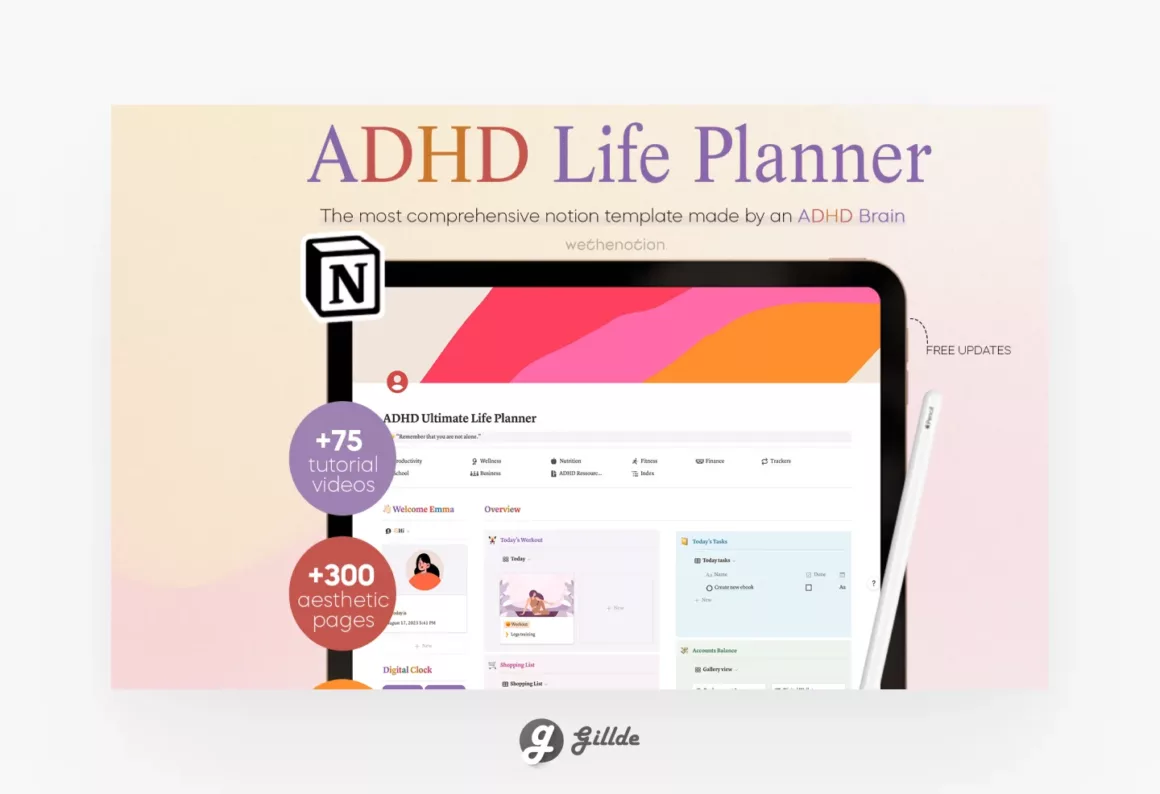 Notion ADHD Template