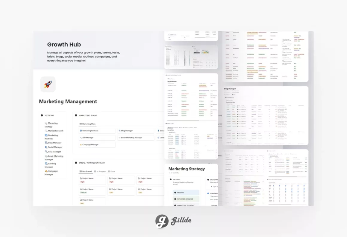 Notion Marketing Template