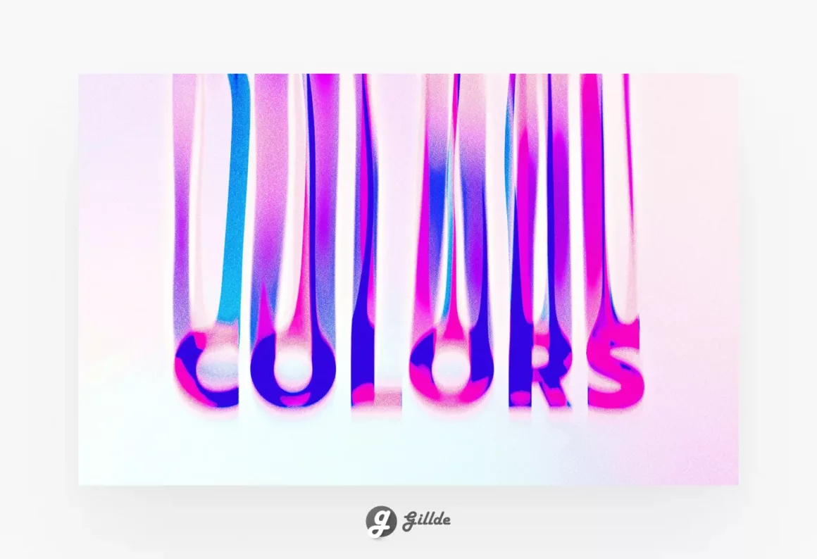 Free Color Leak Text Effect