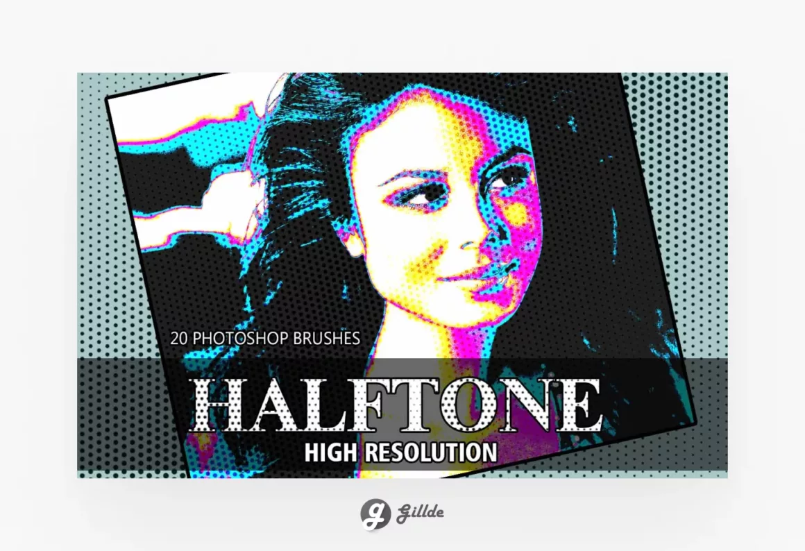 20 Free Halftone PS Brushes
