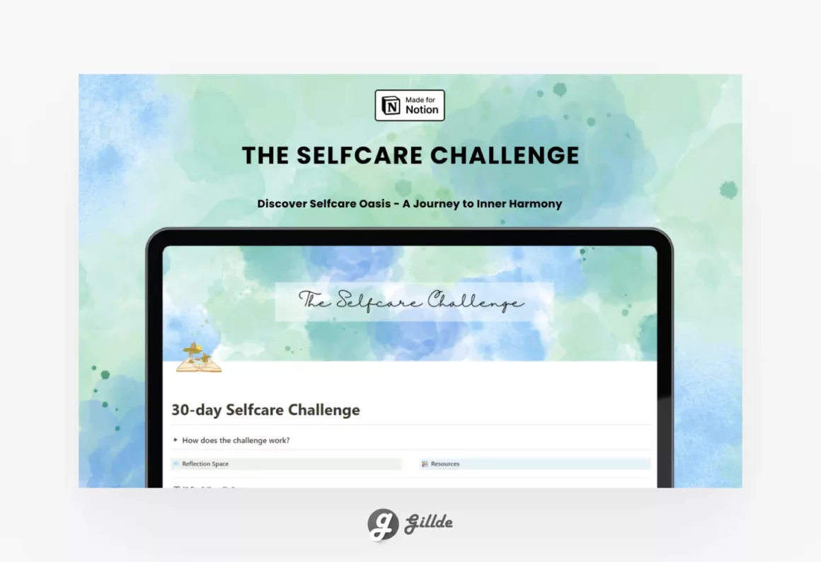 Self-Care Notion Template
