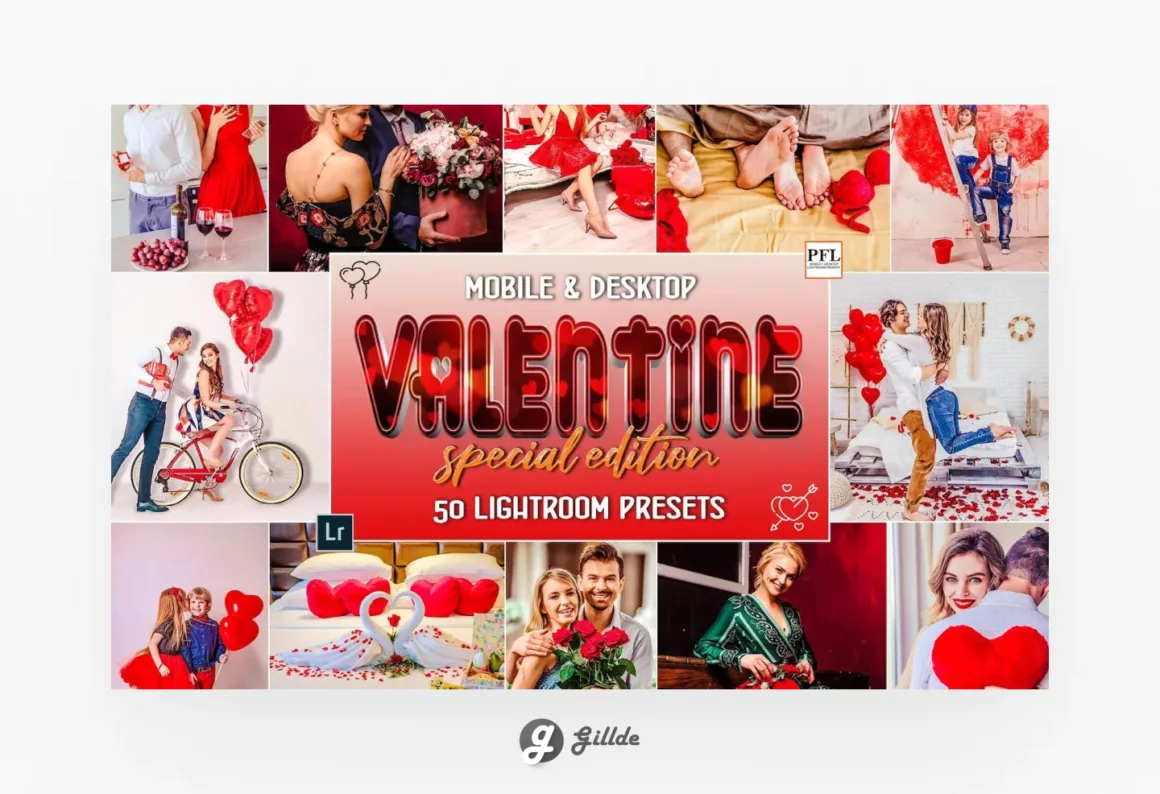 Valentine's Day Lightroom presets