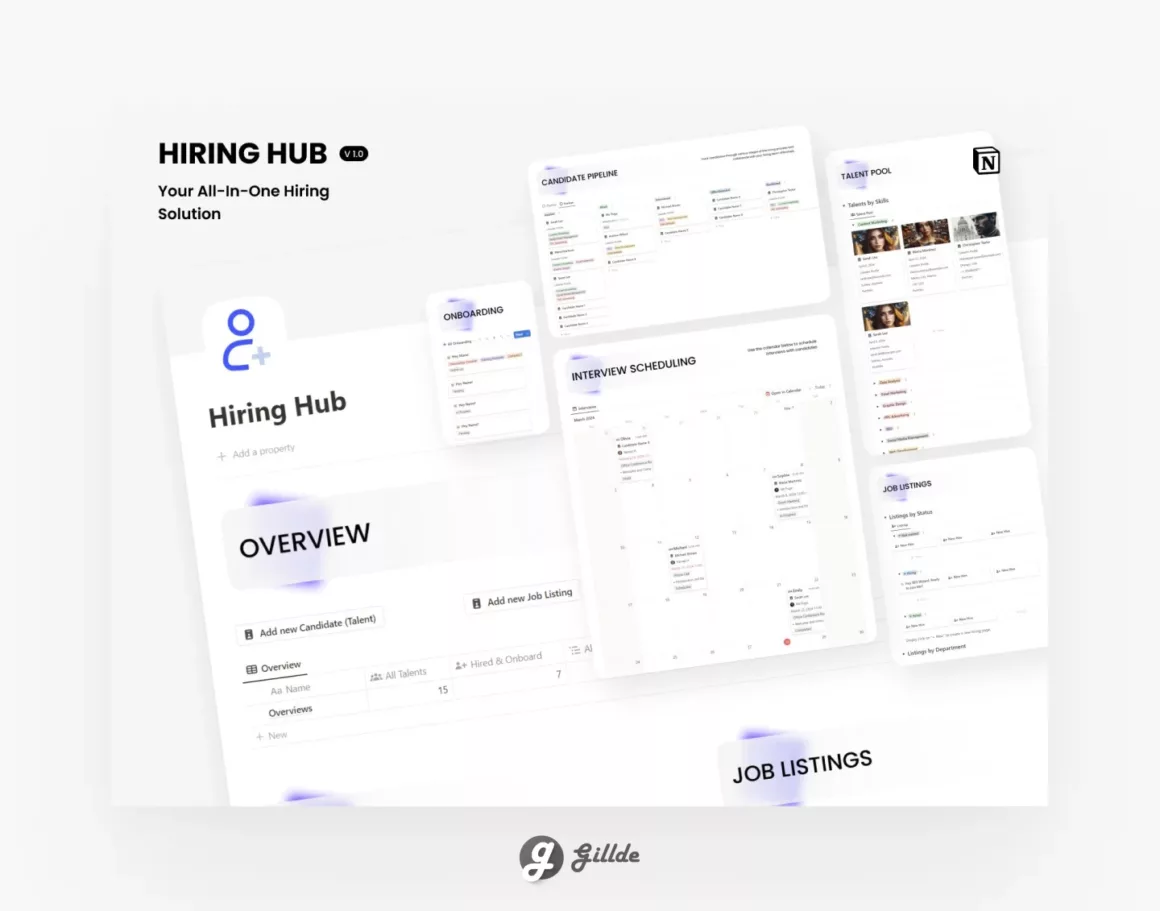 Hiring Hub for Notion - Your All-In-One Hiring Solution!