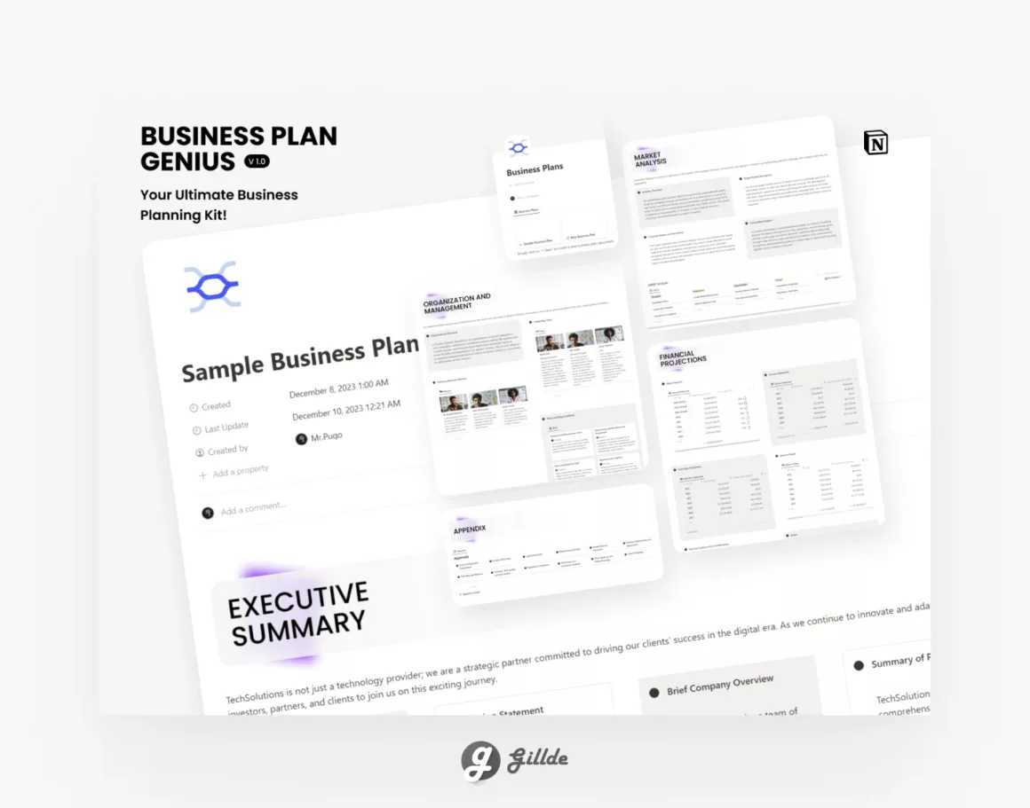 Ultimate Business Planning Kit for Notion