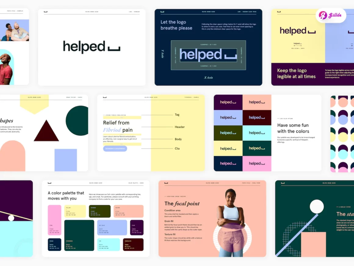 Helped Brand Guide By Kyle Anthony Miller