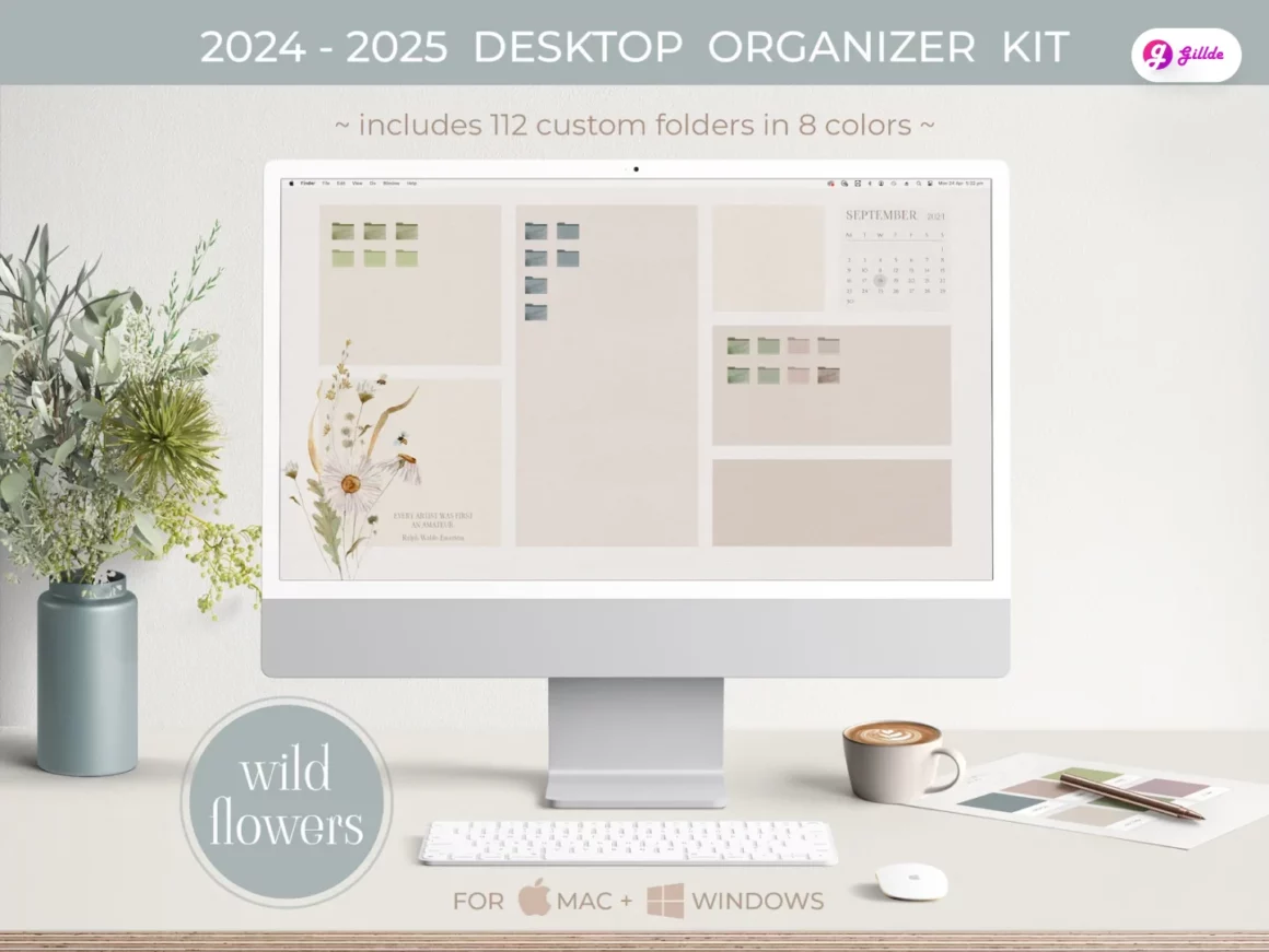 Desktop Organizer Wallpaper