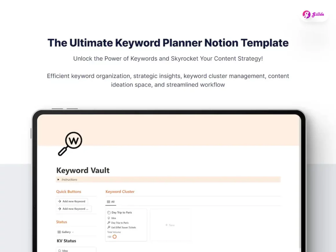 Notion SEO Template Gillde 6