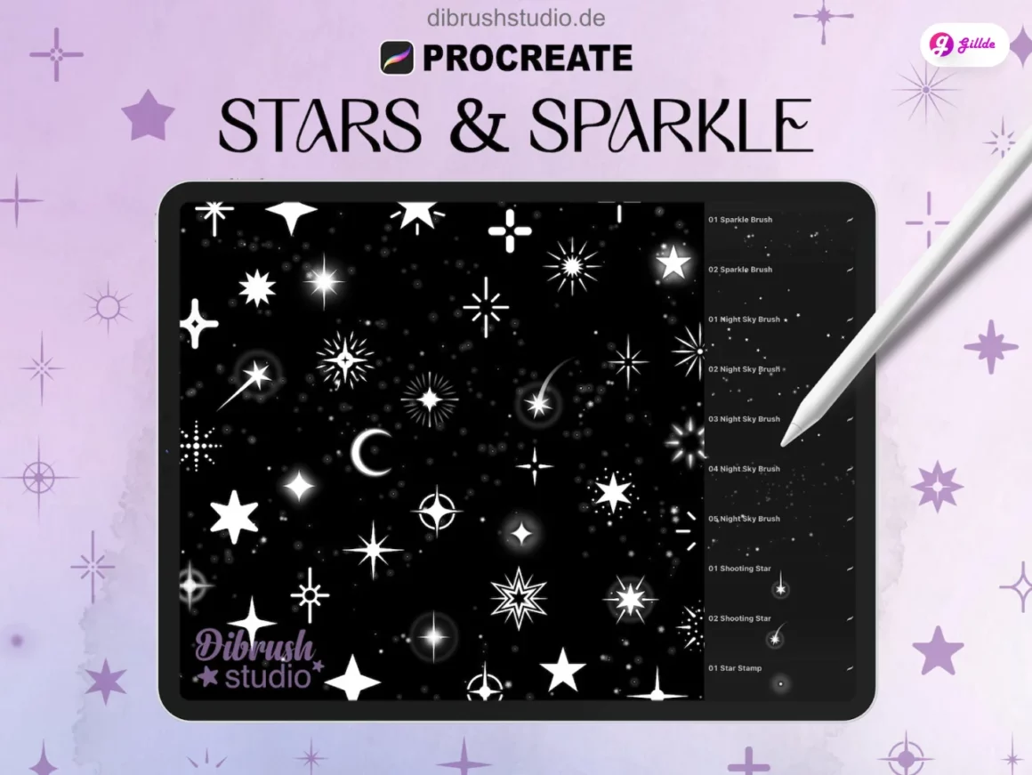 Star Brushes for Procreate