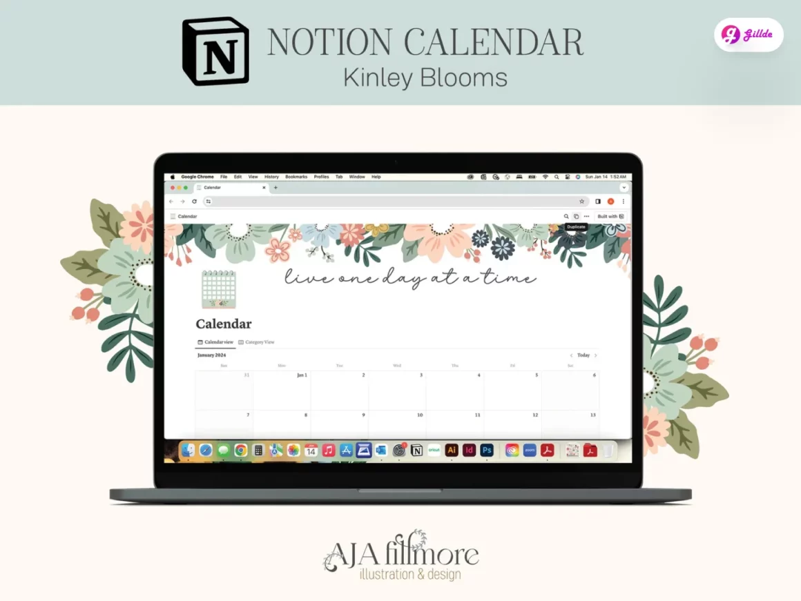 Notion Calendar Template