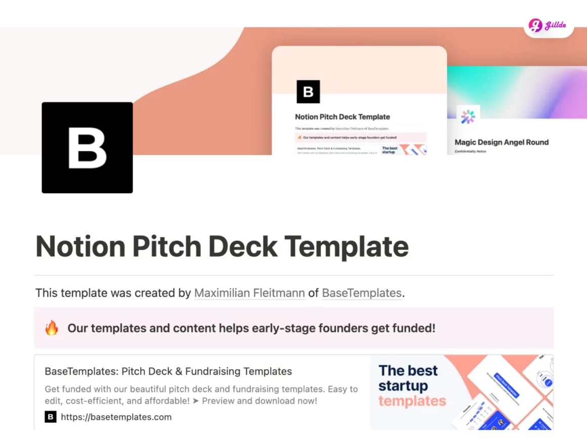 Free Pitch Deck Template