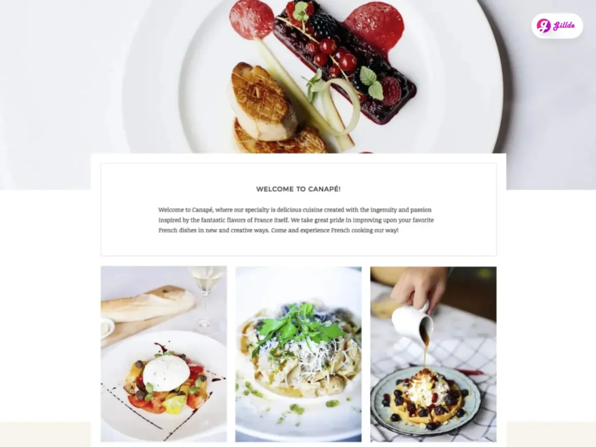 Free Restaurant WordPress Theme