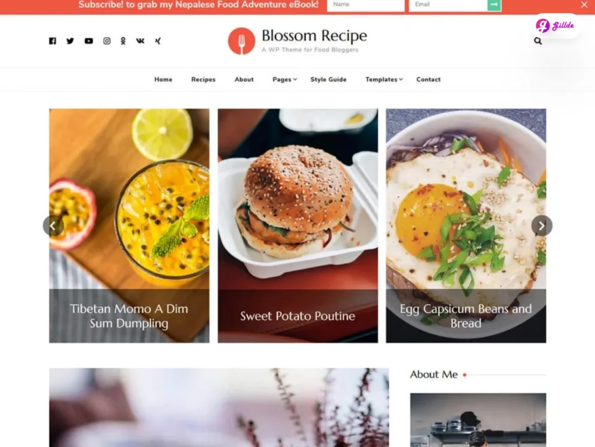 Free Restaurant WordPress Theme