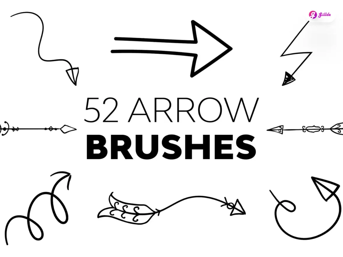 12 Arrow Brushes for Creating Stunning Visuals (Free & Paid)