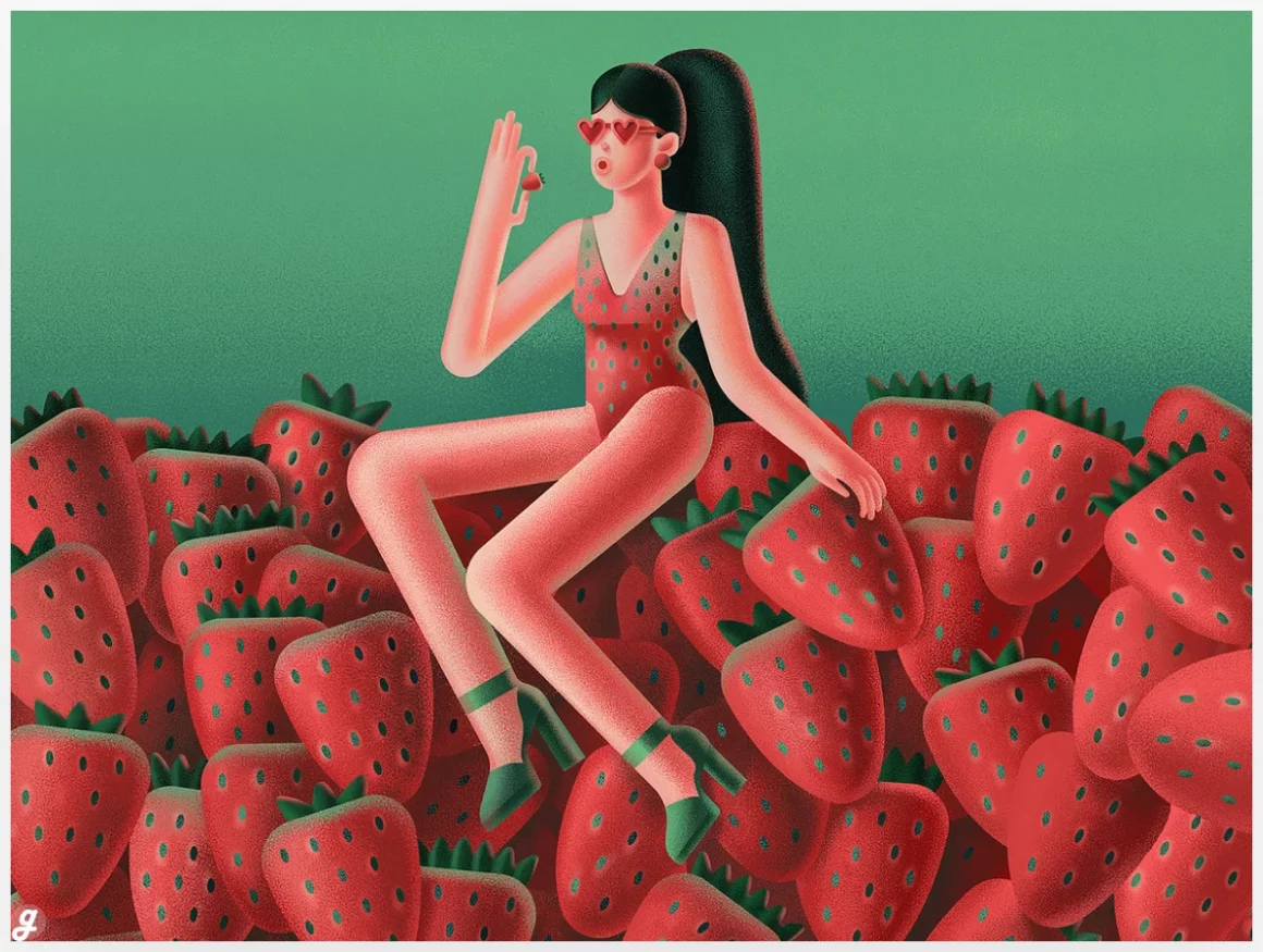 Strawberry mood by Mary Maka