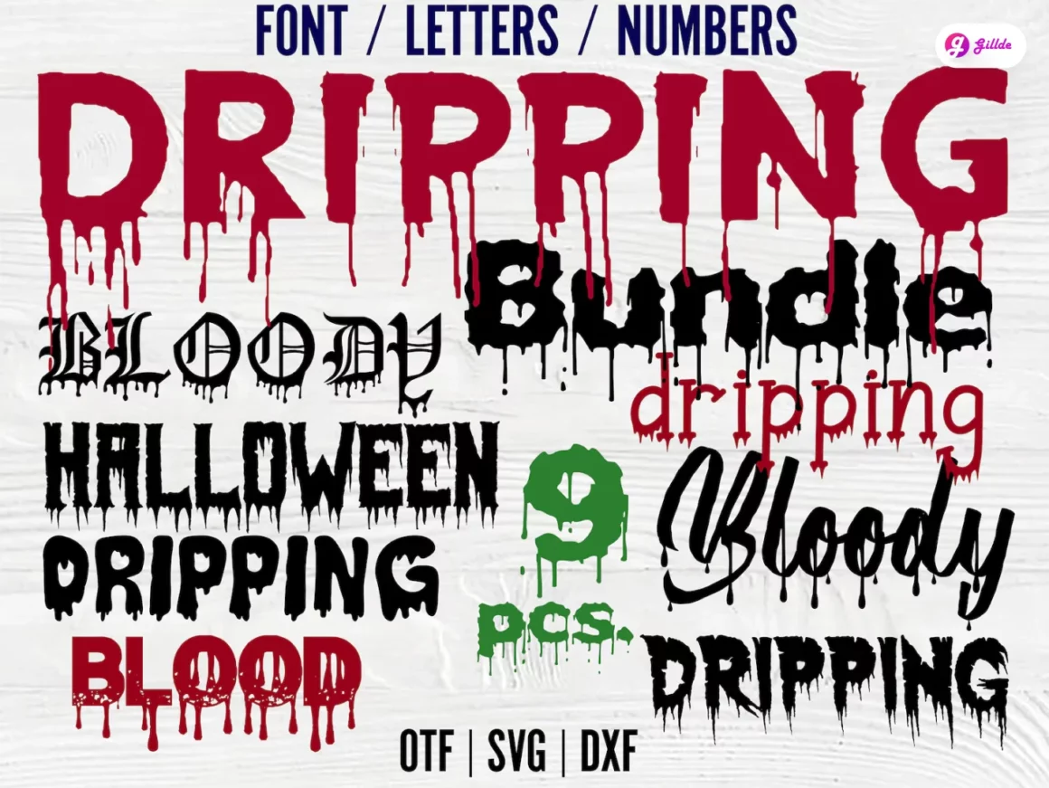 Dripping Font