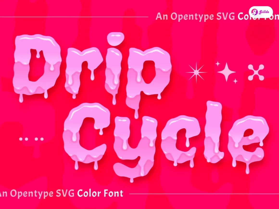 Free Dripping Font