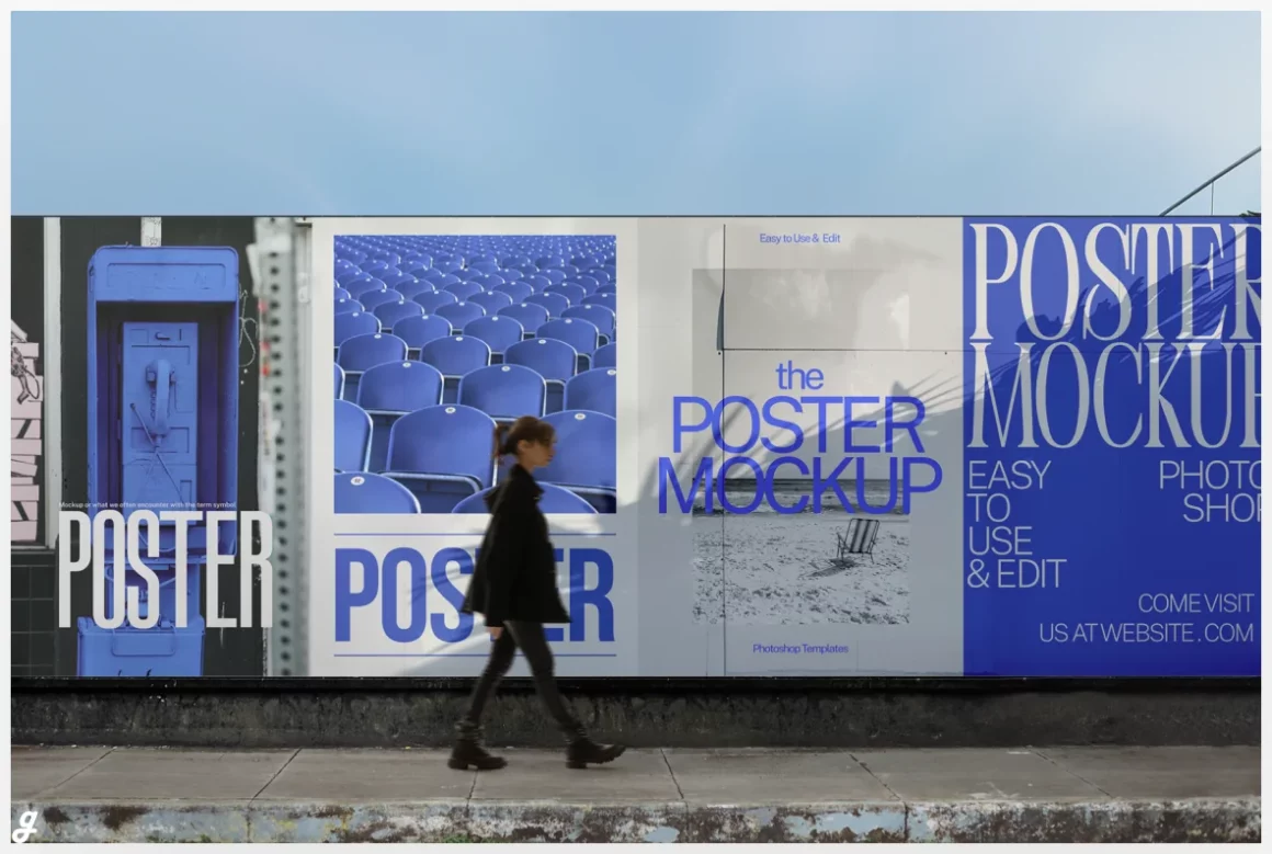55 Poster And Billboard Mockup Set