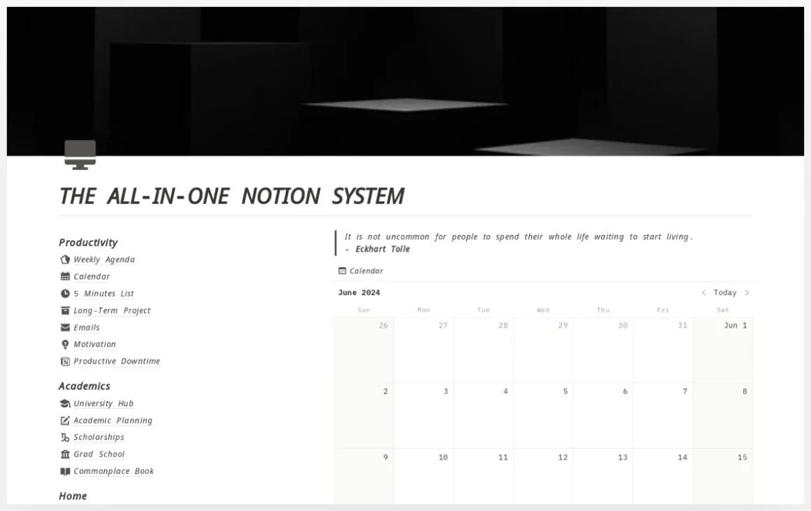 The All-In-One Notion Template