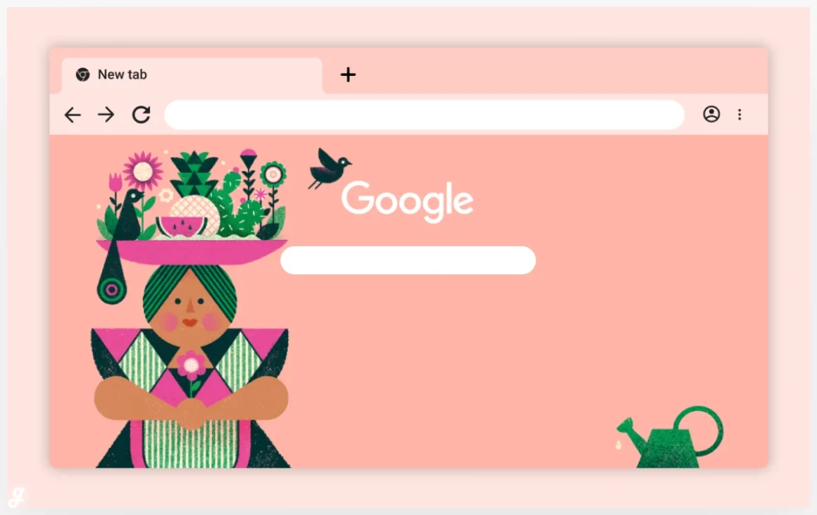 Jardin Aesthetic Google Chrome Themes