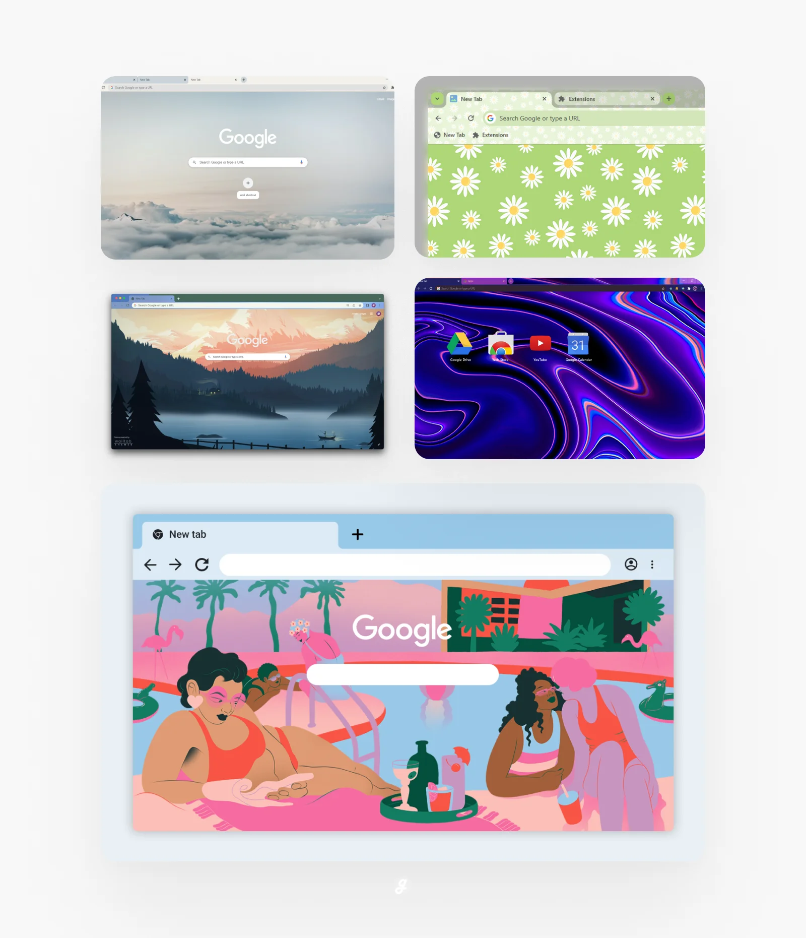 40+ Gorgeous & Aesthetic Google Chrome Themes & Backgrounds for a Fresh Look