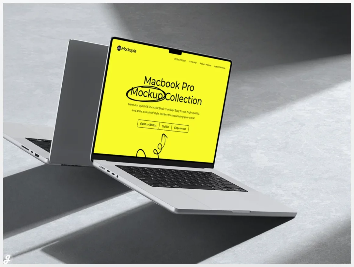 Free Laptop Mockup Collection