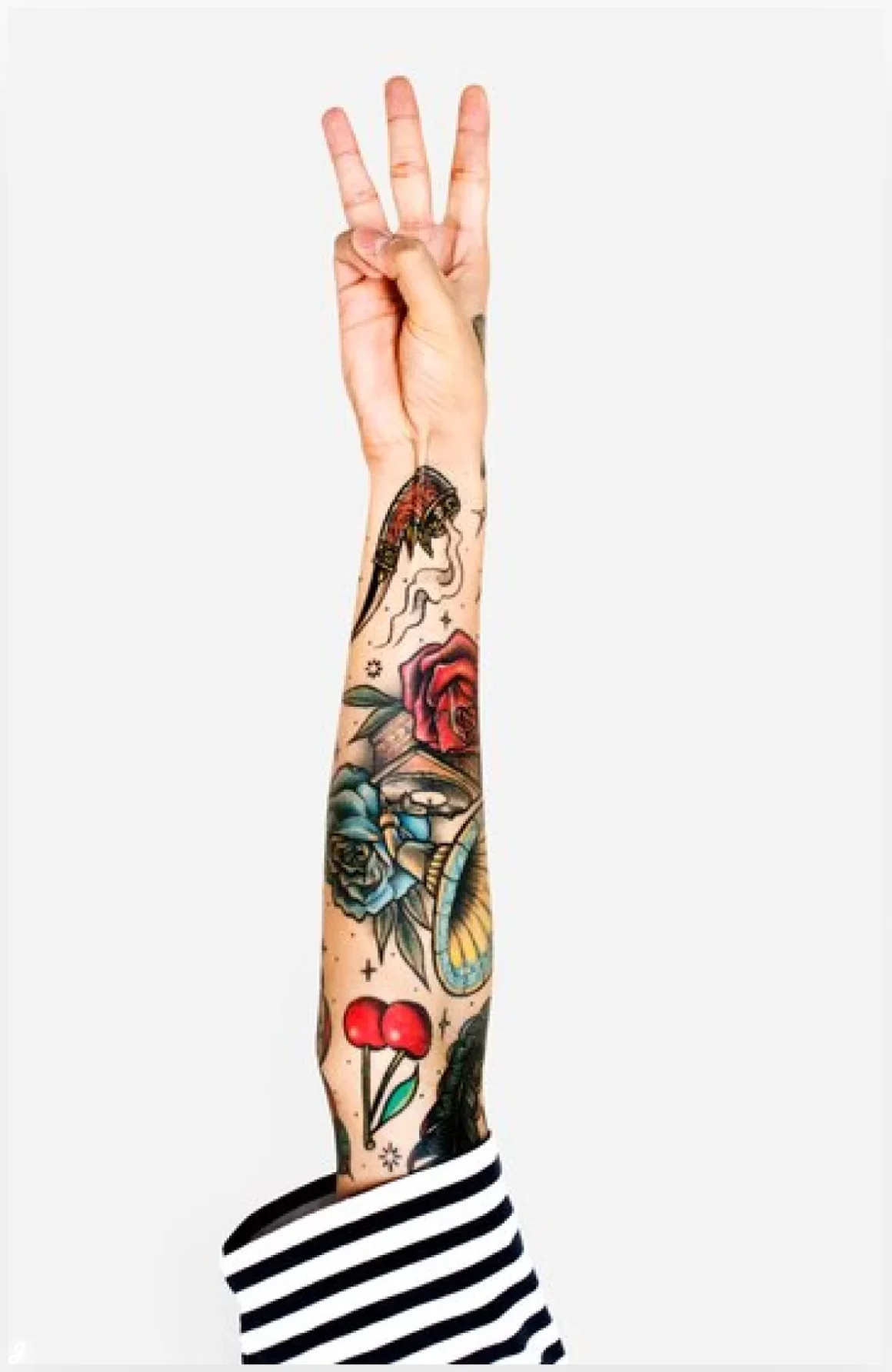 Tattooed arm