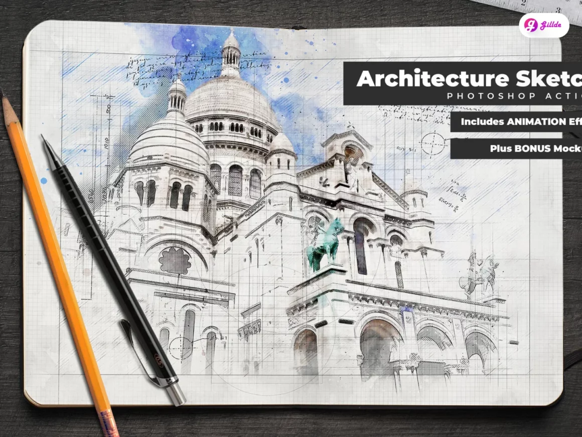 Architecture Action for Photoshop 