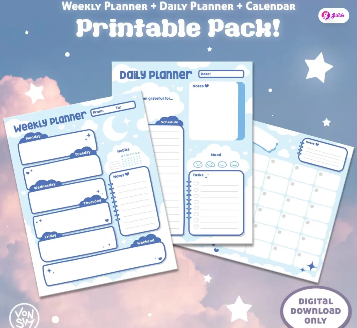 Cute Printable Planner