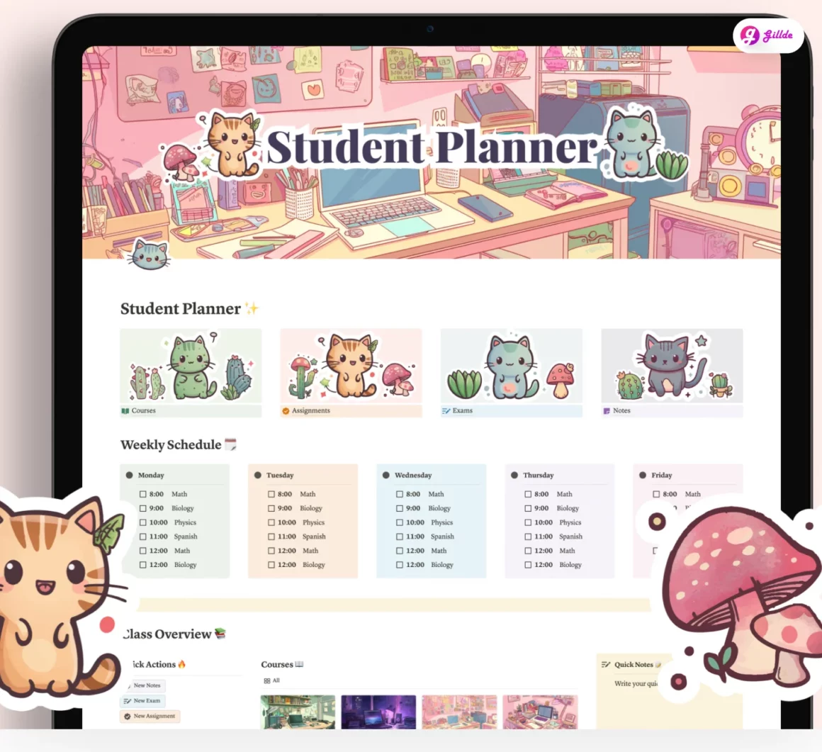 Cute Digital Planner