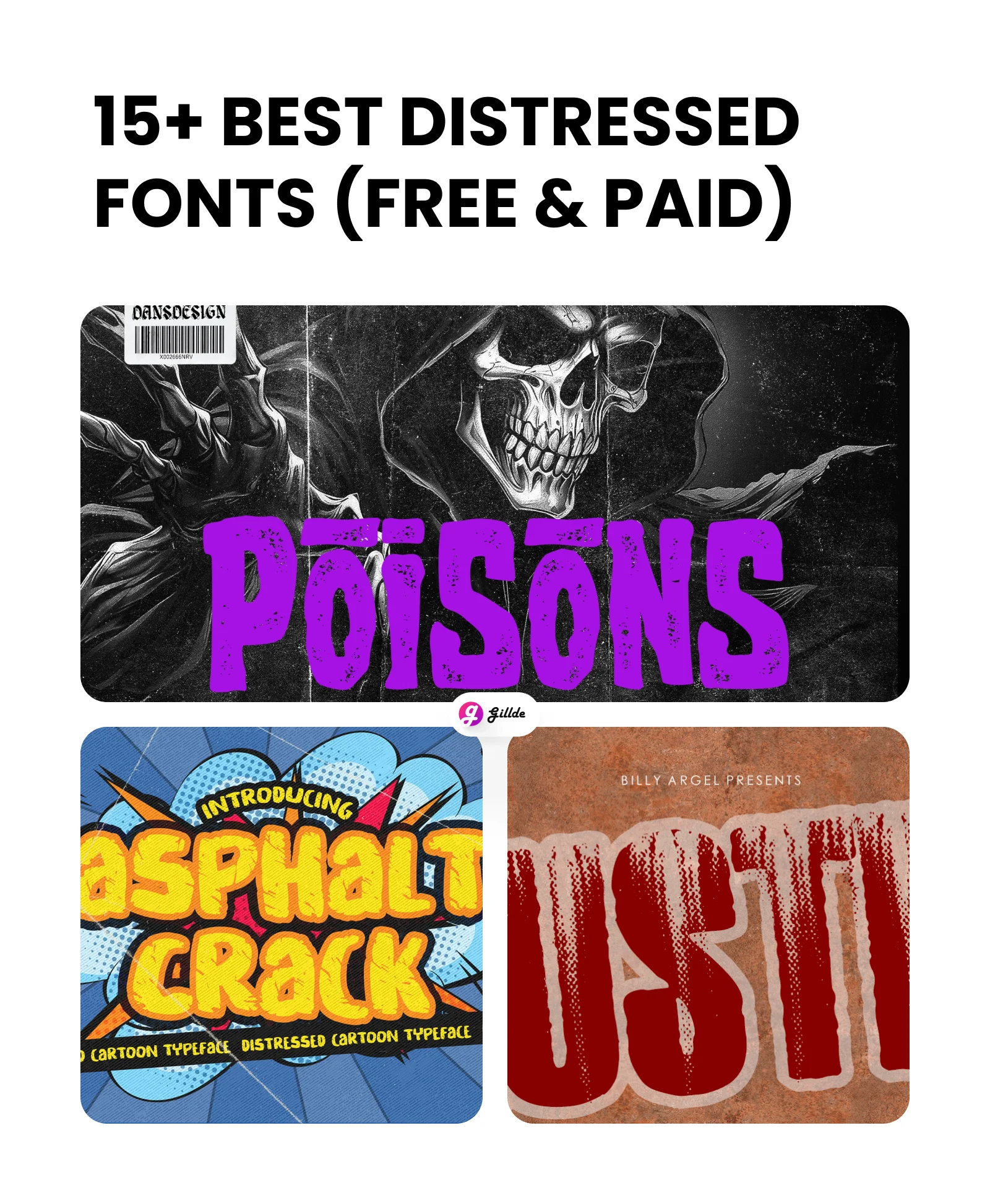 Distressed Fonts