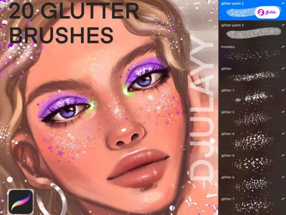 GLITTER Brush Gillde 11