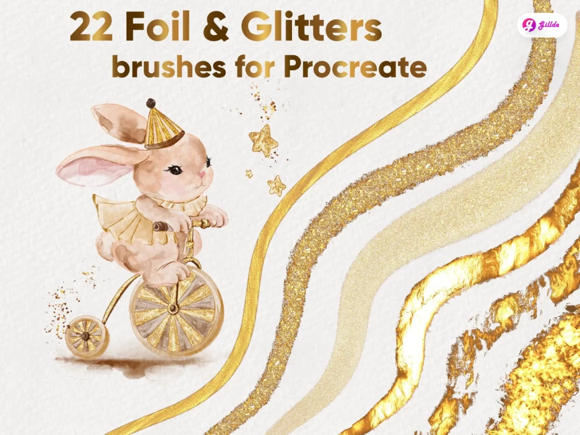 GLITTER Brush Gillde 6