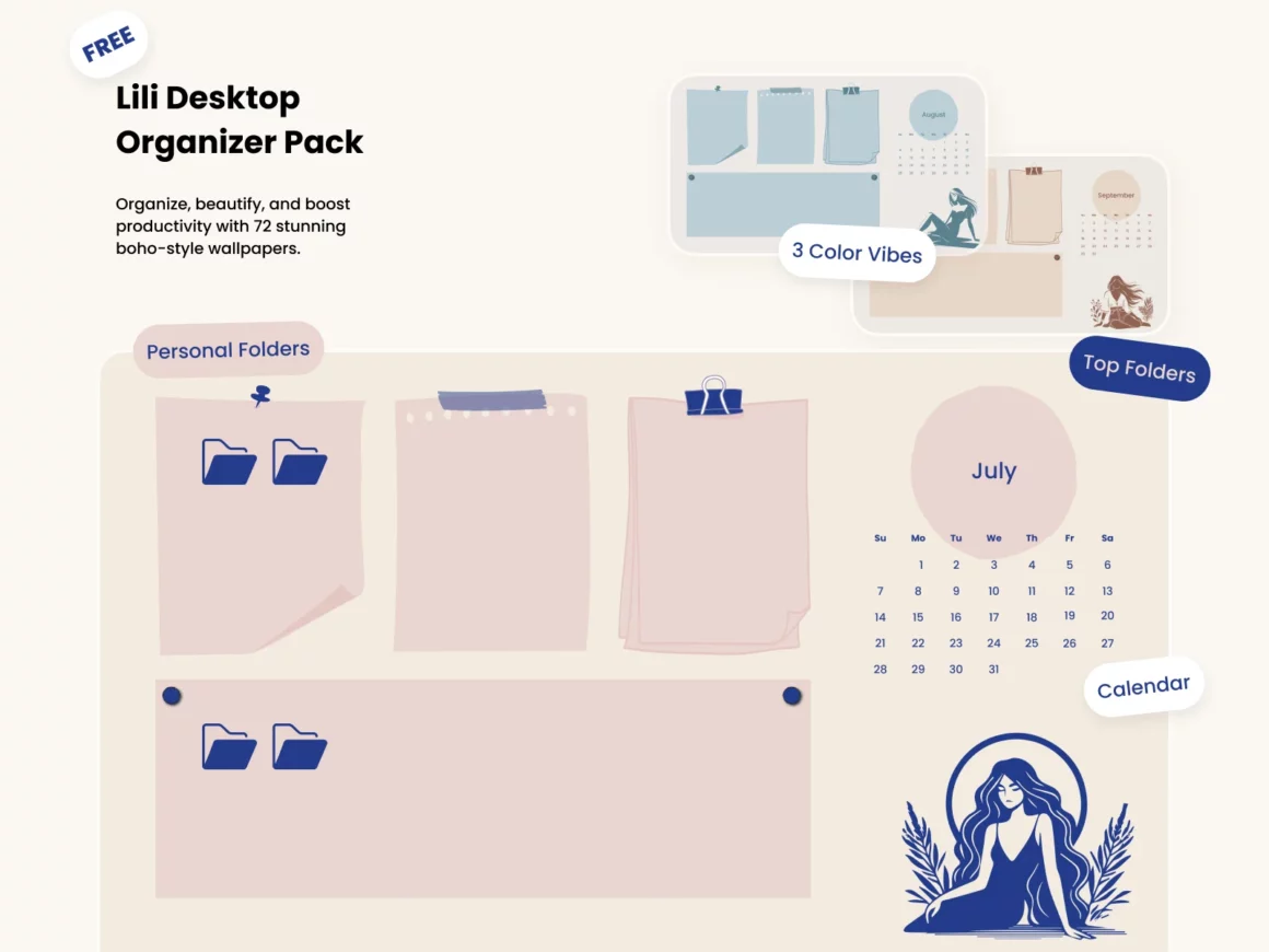 LILI Desktop organizer pack Cover 1