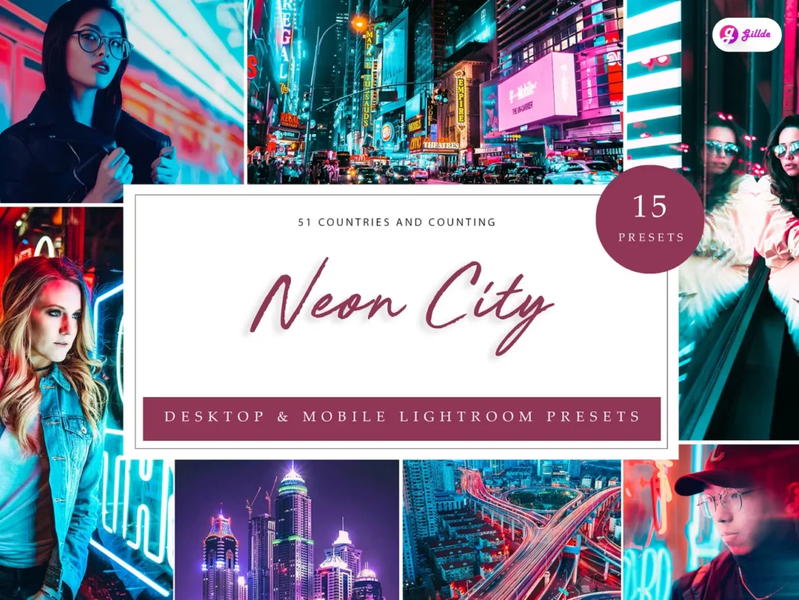 Neon Lightroom Presets