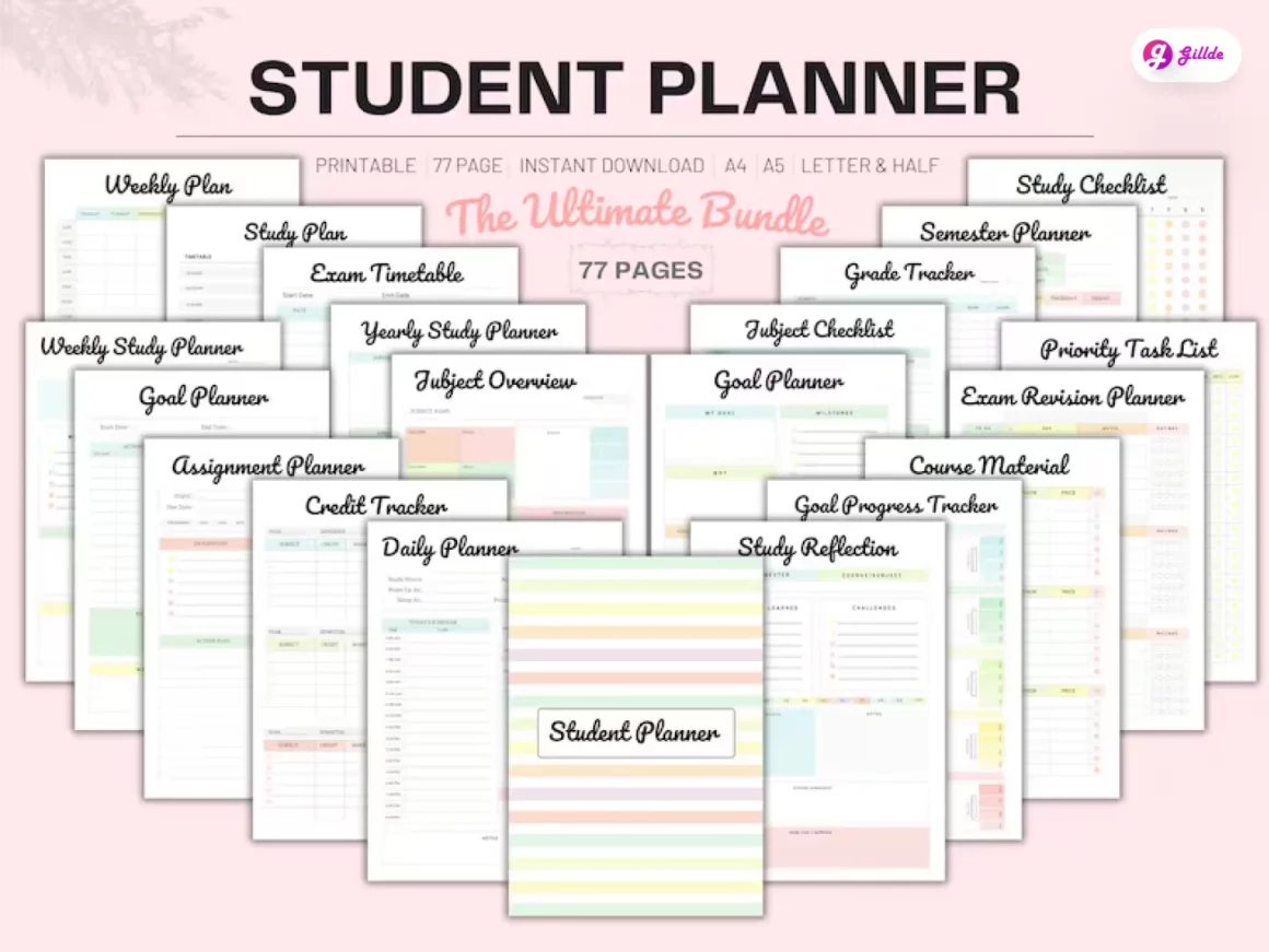 Printable Student Planner